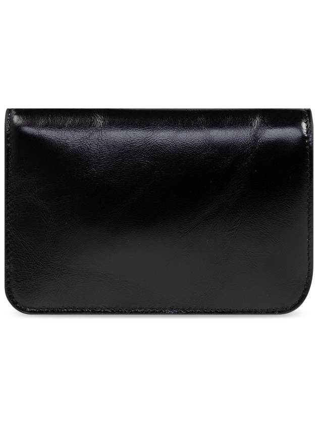 Chloé Leather Wallet With Logo, Women's, Black - CHLOE - BALAAN 3