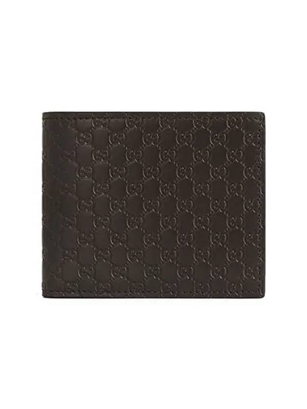 Micro GG Ssima Bifold Wallet Brown - GUCCI - BALAAN 3