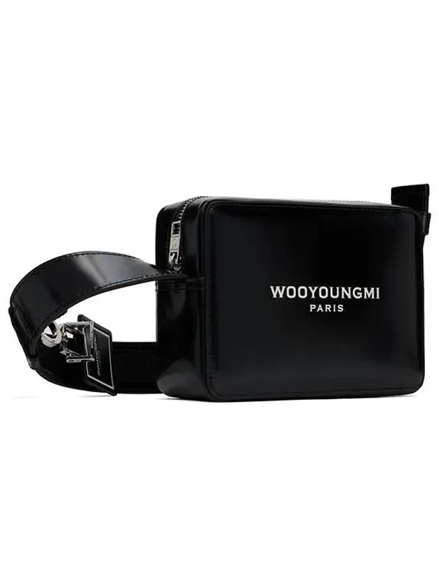 Square Leather Mini Cross Bag Black - WOOYOUNGMI - BALAAN 3