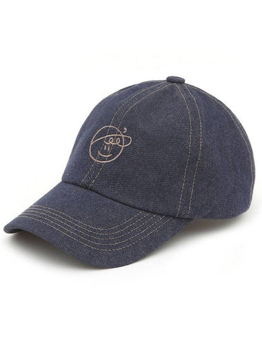 Big Ether Ball Cap Dark Blue P00000RU - DONTFORGETME - BALAAN 1