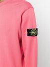 Wappen Patch Crew Neck Sweatshirt Pink - STONE ISLAND - BALAAN 6