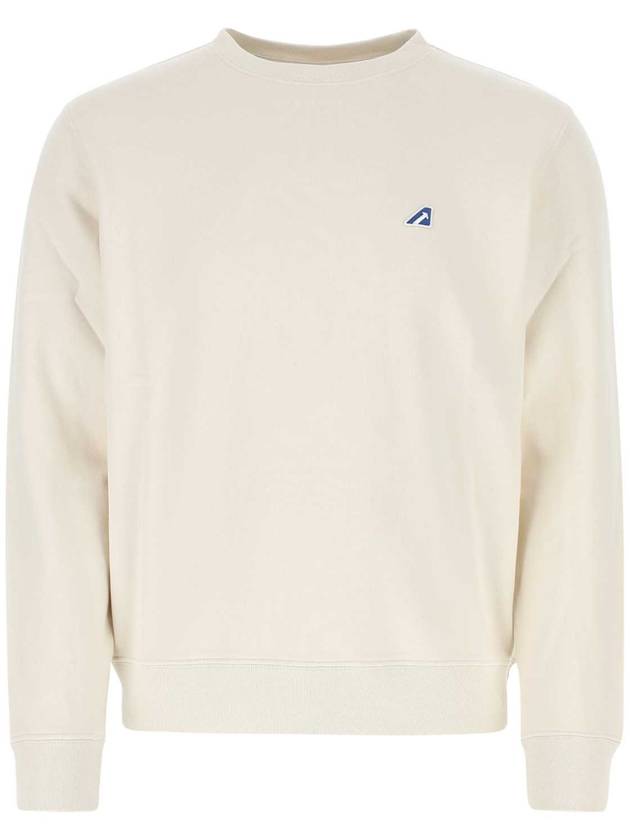 Men's Tennis Academy Sweatshirt White - AUTRY - BALAAN 1