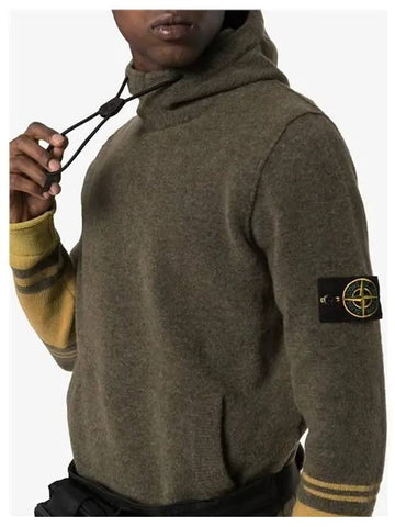 Hooded sleeve knit 7115547B2 - STONE ISLAND - BALAAN 1