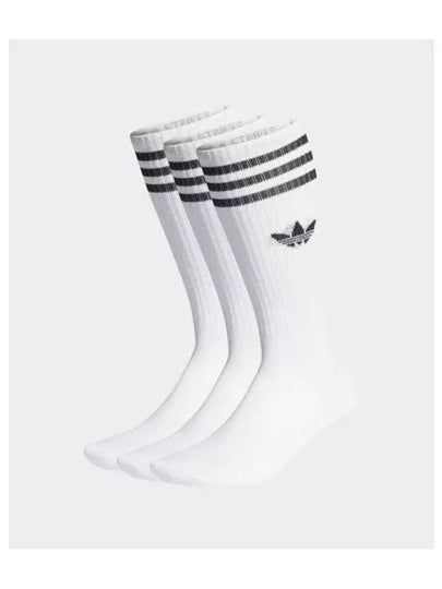 Solid Crew Socks 3 Pack White - ADIDAS - BALAAN 2