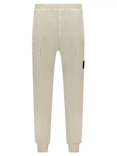 Stretch Cotton Cargo Straight Pants White - STONE ISLAND - BALAAN 2