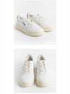 Men's Medalist Leather Low Top Sneakers White - AUTRY - BALAAN 5