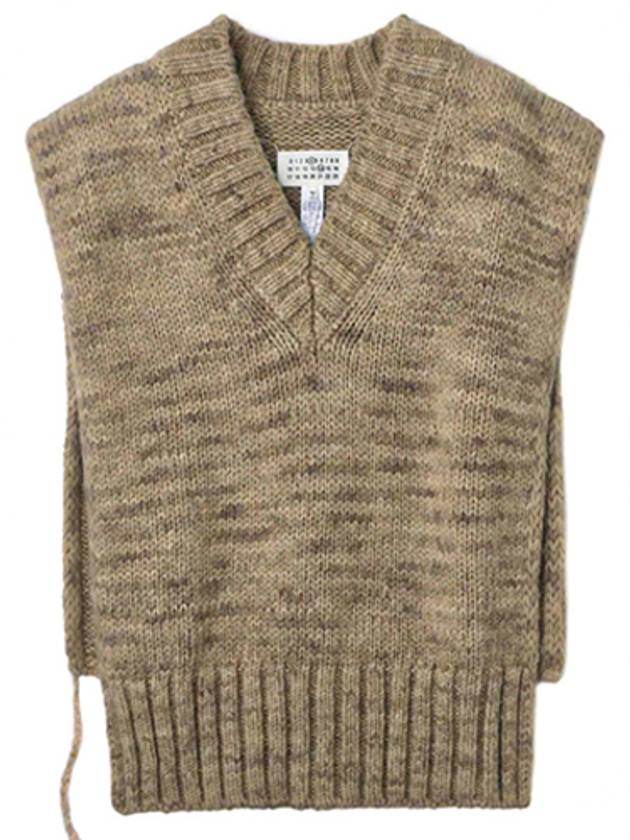 Botanical Dye Knit Vest Anthracite - MAISON MARGIELA - BALAAN 2