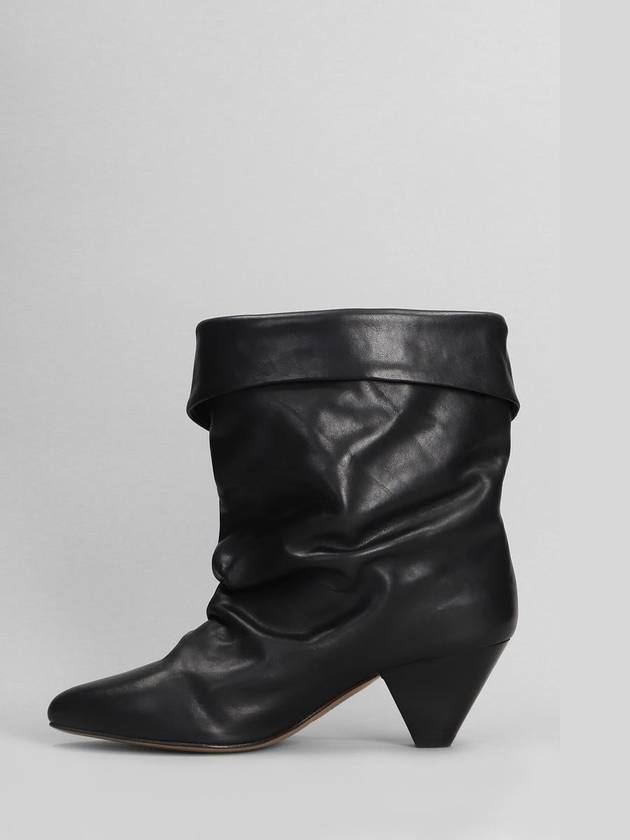 Isabel Marant Ryska Low Heels Ankle Boots - ISABEL MARANT - BALAAN 3