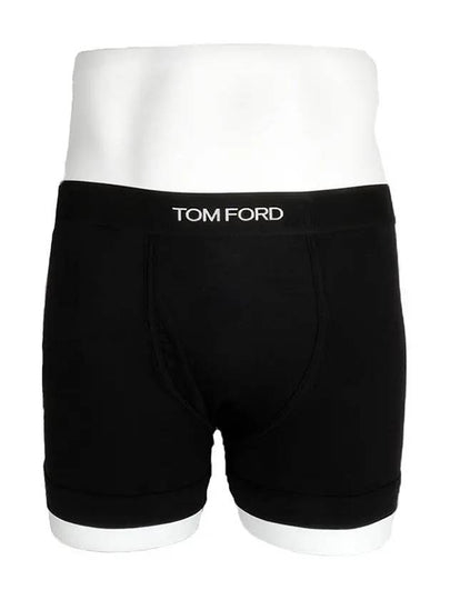 Men's Classic Fit Boxer Briefs Black - TOM FORD - BALAAN 2