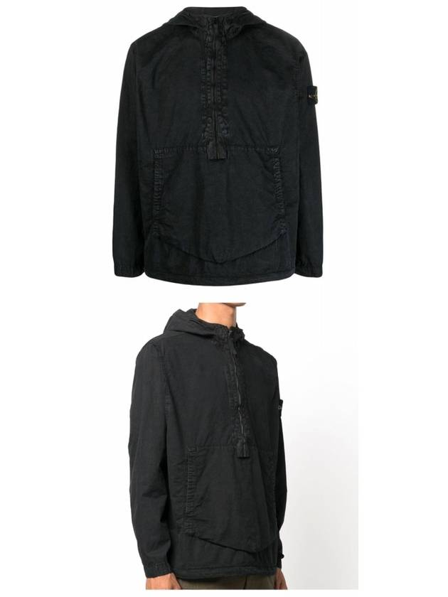 Brushed Cotton Anorak Black - STONE ISLAND - BALAAN 5