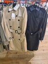 Harbon HARBOURNE long trench coat BLACK 80089771 - BURBERRY - BALAAN 6