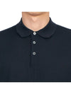 Men's Cotton Polo Shirt Navy - DRUMOHR - BALAAN 7