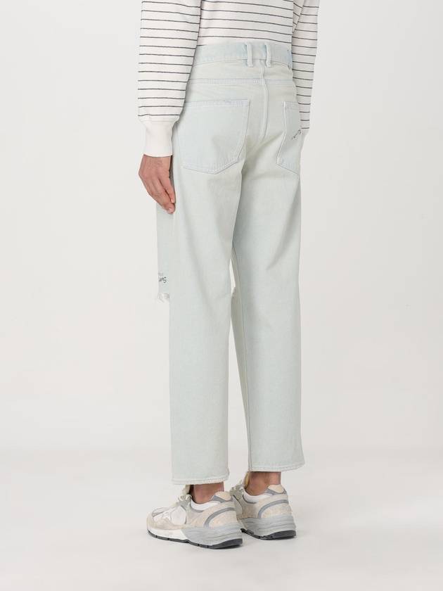 Printed Straight Jeans Light Blue - GOLDEN GOOSE - BALAAN 4