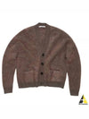 Wool Mohair Cardigan Brown - ACNE STUDIOS - BALAAN 2