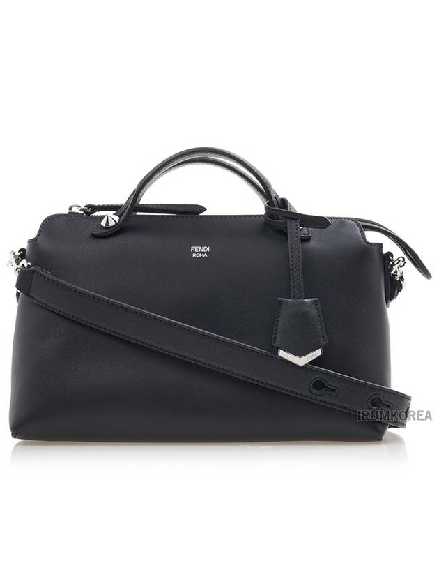 By The Way Boston Leather Medium Tote Bag Black - FENDI - BALAAN 2