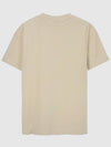 Le Logo Short Sleeve T-Shirt Light Beige - JACQUEMUS - BALAAN 4