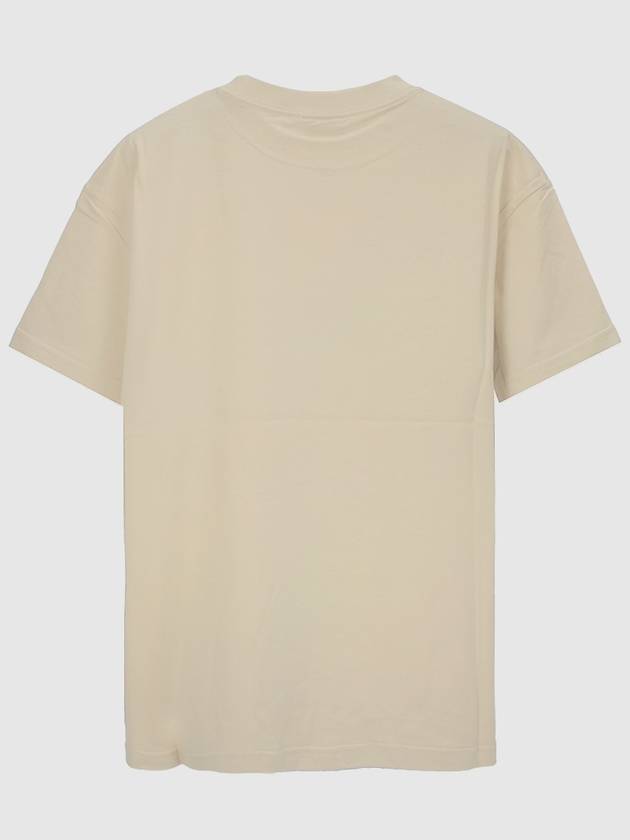 Le Logo Short Sleeve T-Shirt Light Beige - JACQUEMUS - BALAAN 4