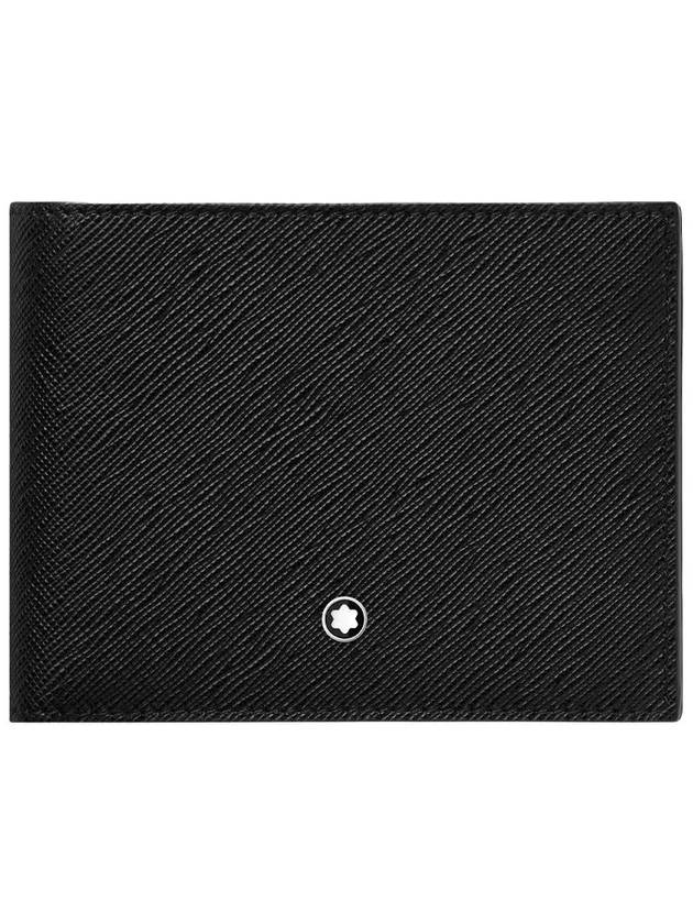 Sartorial 2 View Pocket 6CC Half Wallet Black - MONTBLANC - BALAAN 2