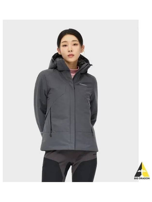 MERRELL WOMEN Primaloft padded jacket DARK GRAY - MERRYMOTIVE - BALAAN 1