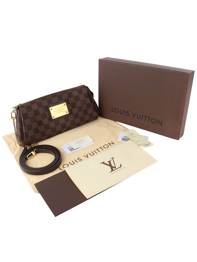 N55213 Damier Eben Eva Clutch Cross Bag Department Store Invoice 34035 - LOUIS VUITTON - BALAAN 8