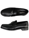 Brushed Leather Loafers Black - PRADA - BALAAN 2