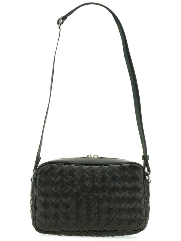 Classic Intrecciato Small Camera Cross Bag Dark Green - BOTTEGA VENETA - BALAAN 3