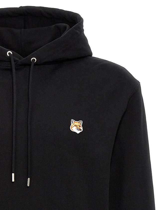 Fox Head Patch Regular Hoodie Black - MAISON KITSUNE - BALAAN 4