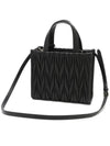 Matelasse Nappa Leather Handle Tote Bag Black - MIU MIU - BALAAN 5