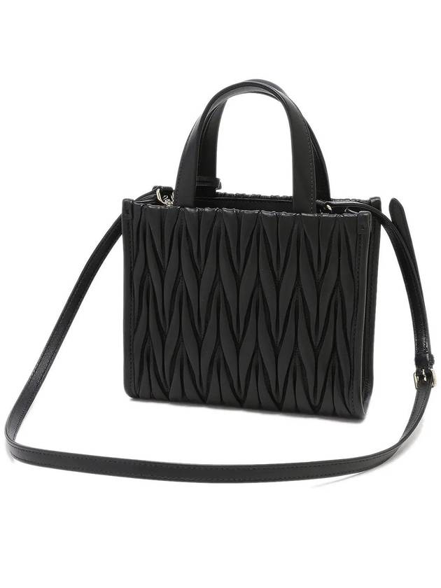 Matelasse Nappa Leather Tote Bag Black - MIU MIU - BALAAN 5