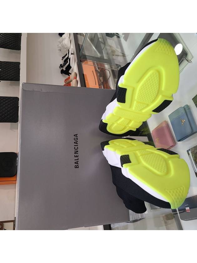 Speed Runner High Top Sneakers Black Yellow - BALENCIAGA - BALAAN 7