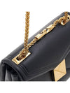 One-Stud Chain Shoulder Bag Black - VALENTINO - BALAAN 9