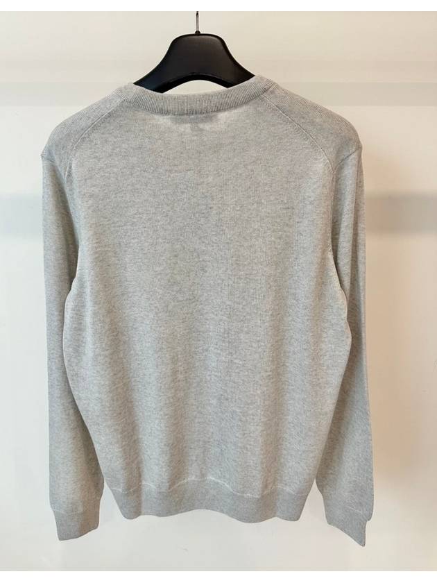 Wool Knit Sweater MM00815KT1036 Light Gray M L - MAISON KITSUNE - BALAAN 4