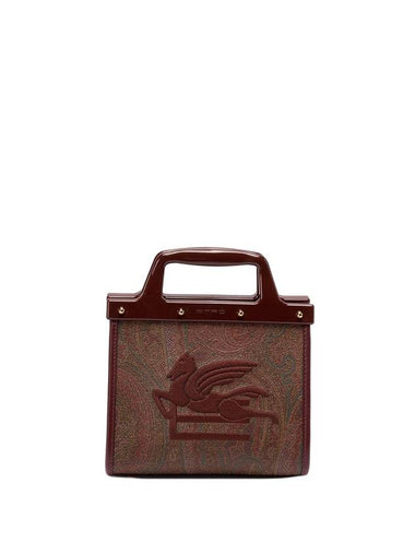 Mini Love Trotter Shopping Tote Bag Brown - ETRO - BALAAN 1