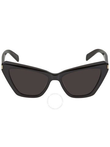 Saint Laurent Black Cat Eye Ladies Sunglasses SL 466 001 54 - SAINT LAURENT - BALAAN 1