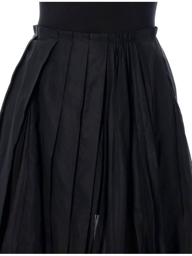 Jil Sander Organdy Midi Skirt - JIL SANDER - BALAAN 3