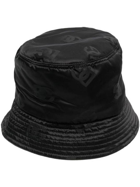 DG Logo All Over Bucket Hat Black - DOLCE&GABBANA - BALAAN 2