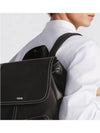 Saddle Grained Calfskin Backpack Black - DIOR - BALAAN 6