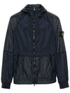 Nylon Metal Windbreaker Navy - STONE ISLAND - BALAAN 2