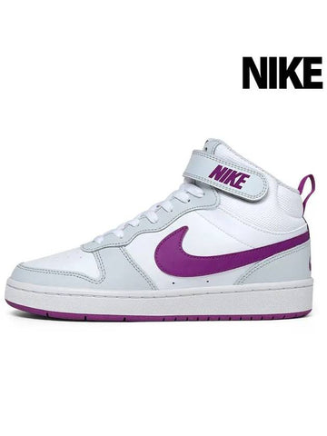 Kids Adult Sneakers Court Burrow Mid 2 Vivid Purple CD7782 009 - NIKE - BALAAN 1