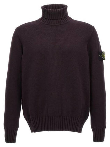 Stone Island Turtleneck 7915505A2V0011 Purple - STONE ISLAND - BALAAN 1