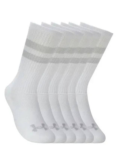 Unisex Essential Crew Socks 6 Pairs 1387058 100 - UNDER ARMOUR - BALAAN 1