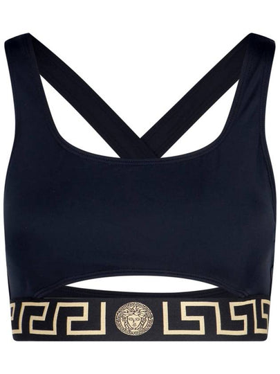 Greca Border Bikini Top 10158601A11119 - VERSACE - BALAAN 2