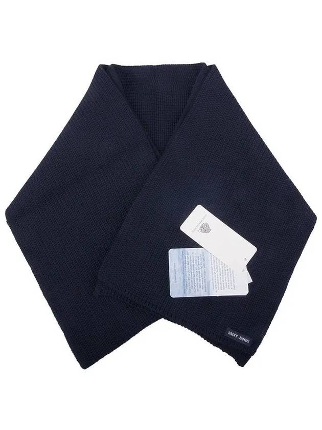 Solid wool muffler navy 9329 - SAINT JAMES - BALAAN 3