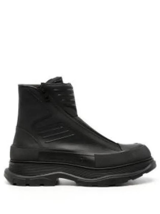 Tread Slick Moto Ankle Boots Black - ALEXANDER MCQUEEN - BALAAN 2