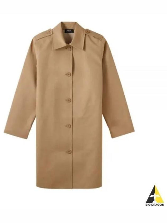 Justine Raincoat Beige - A.P.C. - BALAAN 2