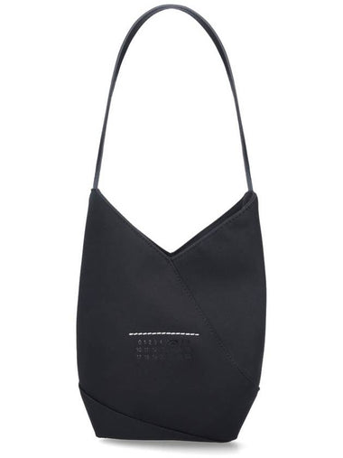 Women's Japanese Satin Shoulder Bag Black - MAISON MARGIELA - BALAAN 1