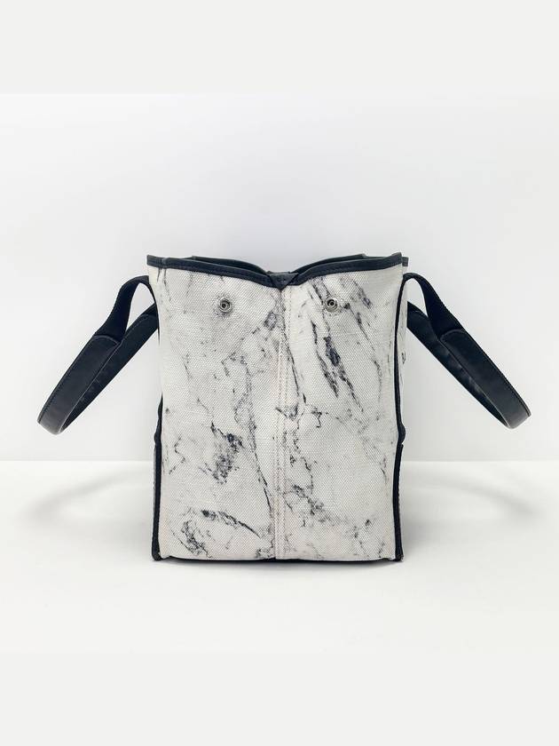 White marble canvas mini tote bag 4VVCB31163 - BALENCIAGA - BALAAN 4