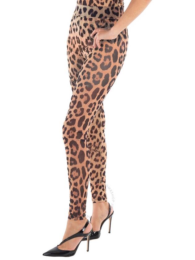 Philipp Plein Leopard Print Sequined Leggings, Size Medium - PHILIPP PLEIN - BALAAN 3