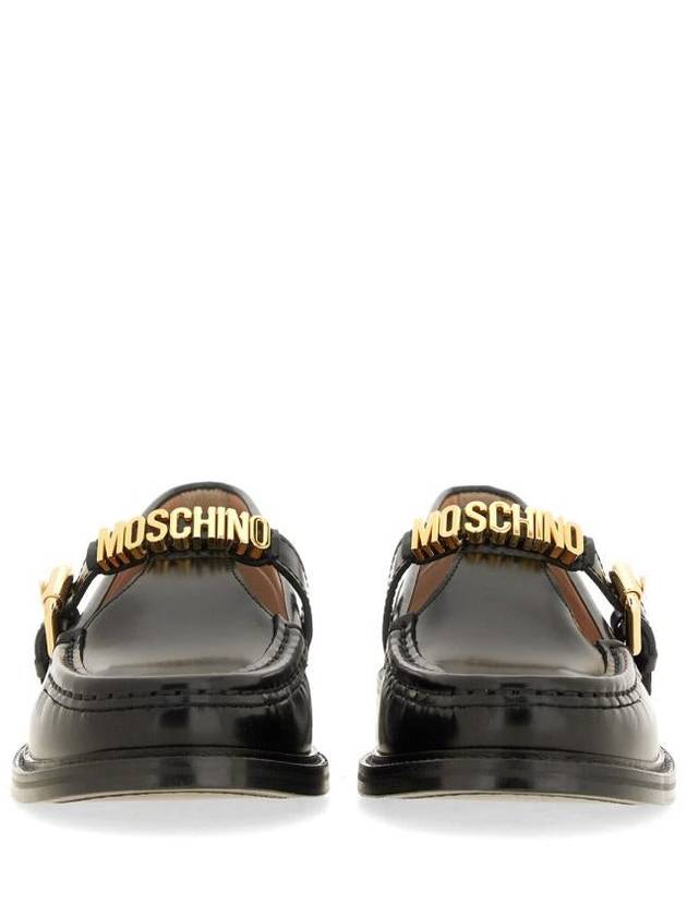 Moschino Leather Loafer - MOSCHINO - BALAAN 4