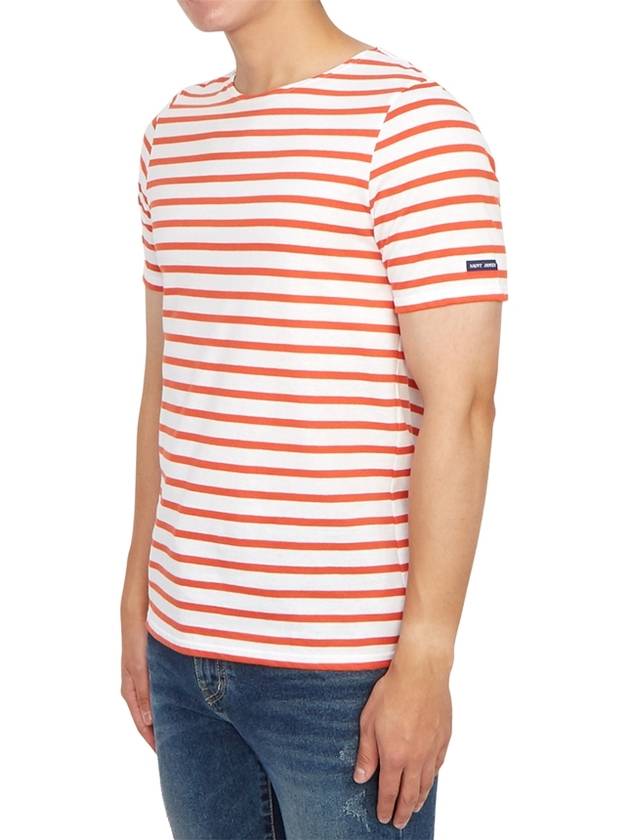 Levant Striped Sailor Short Sleeve T-Shirt Neju Sanguin - SAINT JAMES - BALAAN 3